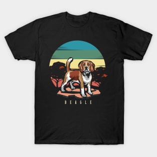 Beagle | Retro design for Dog Lovers T-Shirt